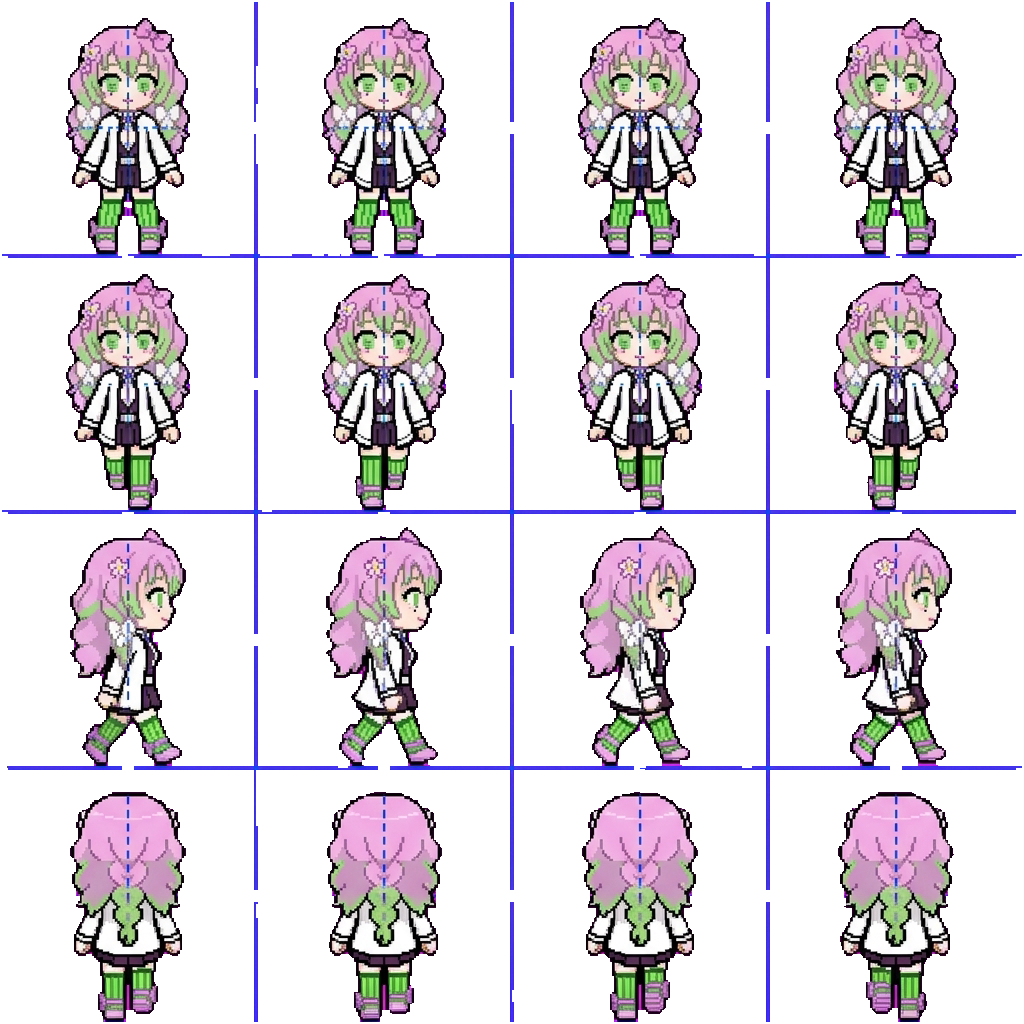 Mitsuri kanroji movement sprite