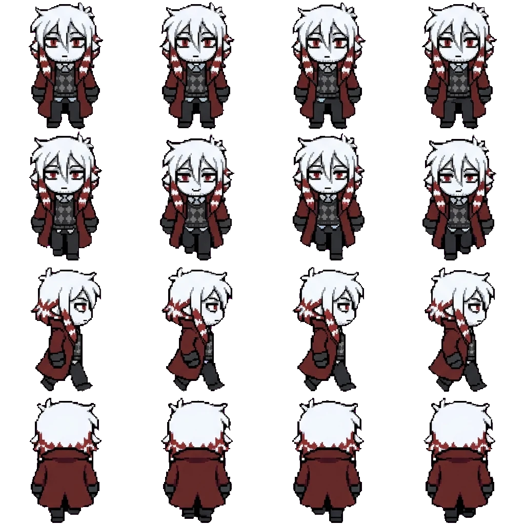 Damon movement sprite