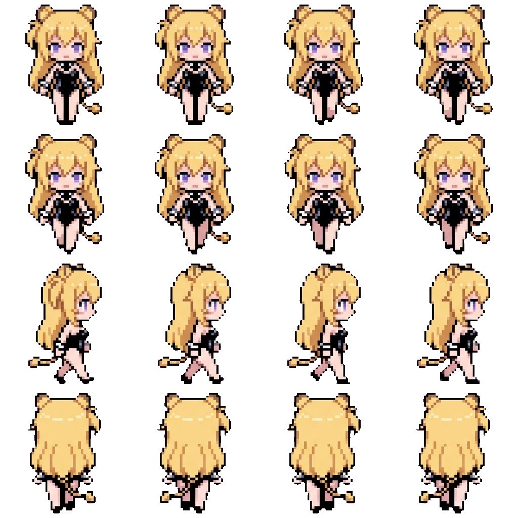 Lucy Kaneshiro movement sprite