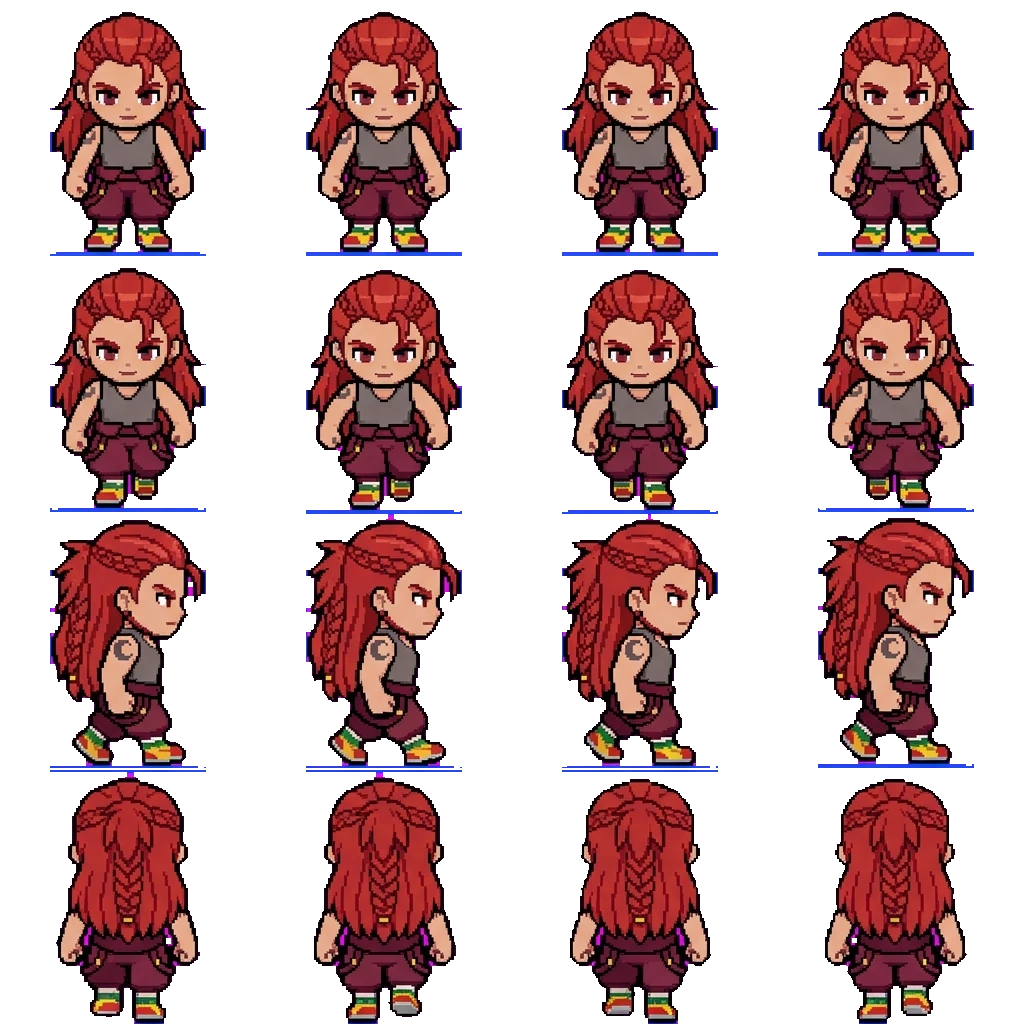 Knukles movement sprite