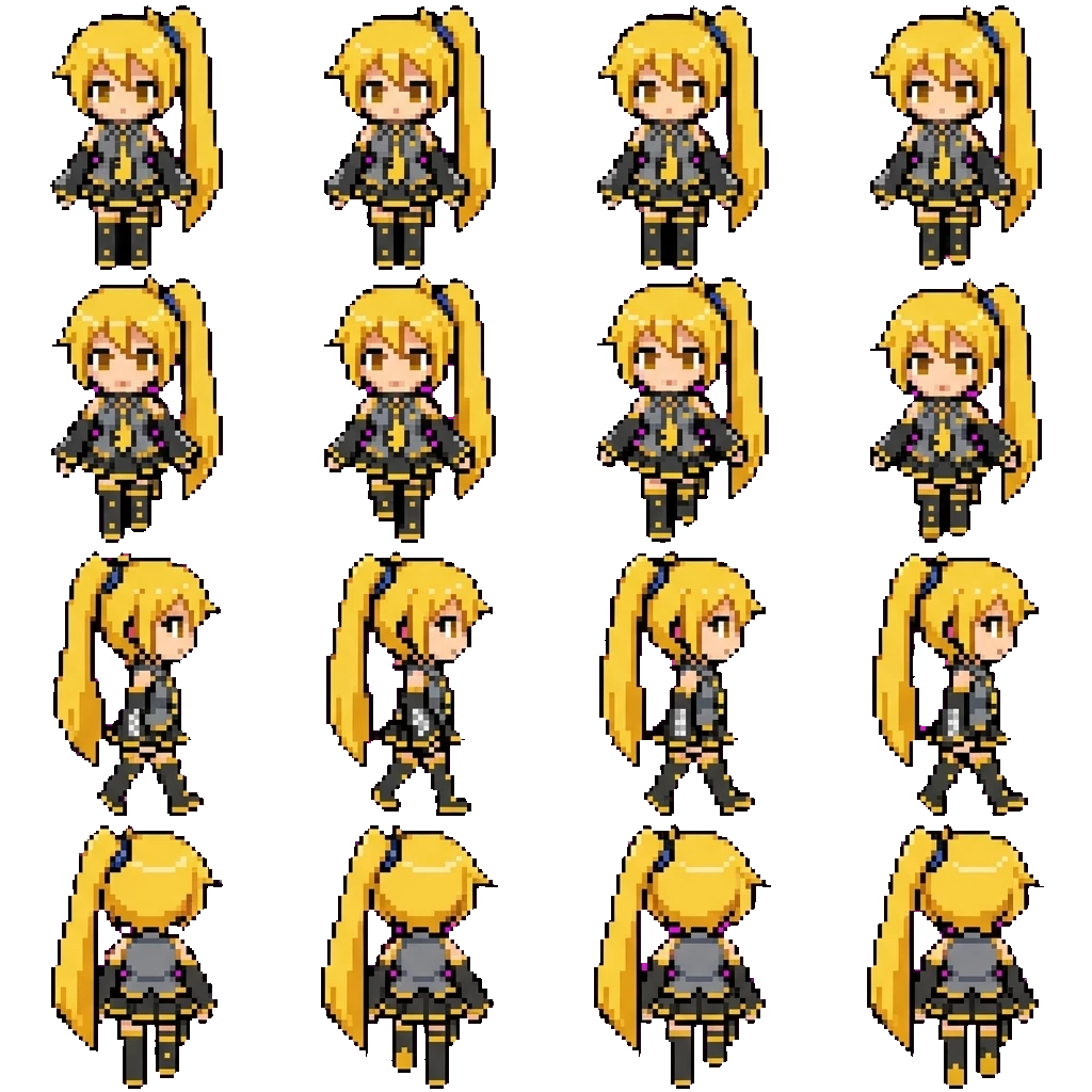 Akita Neru movement sprite