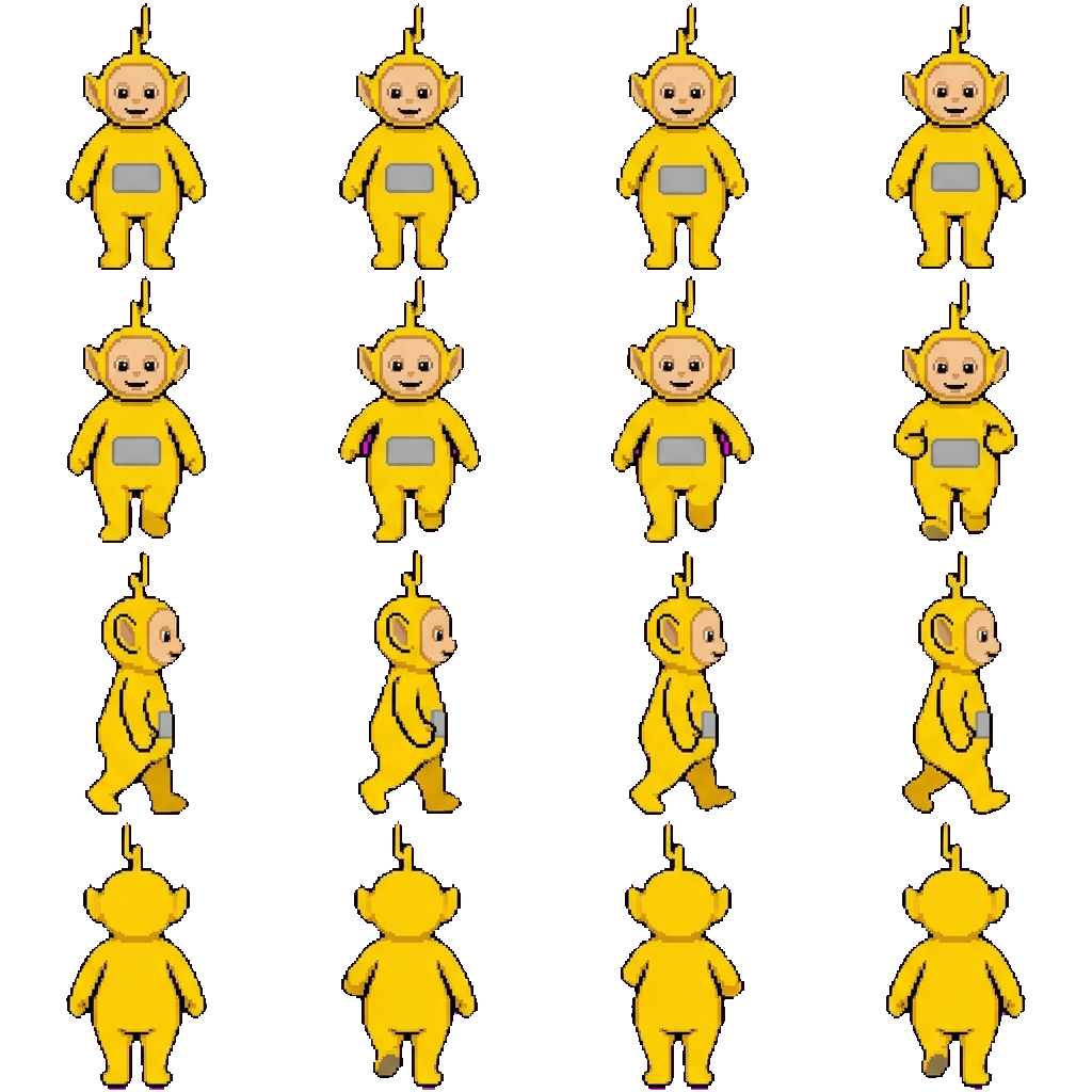 Lala movement sprite