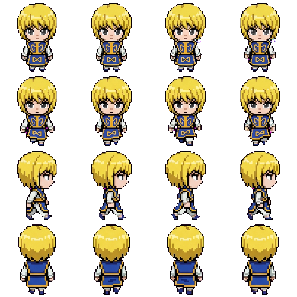 Kurapika Kurta movement sprite