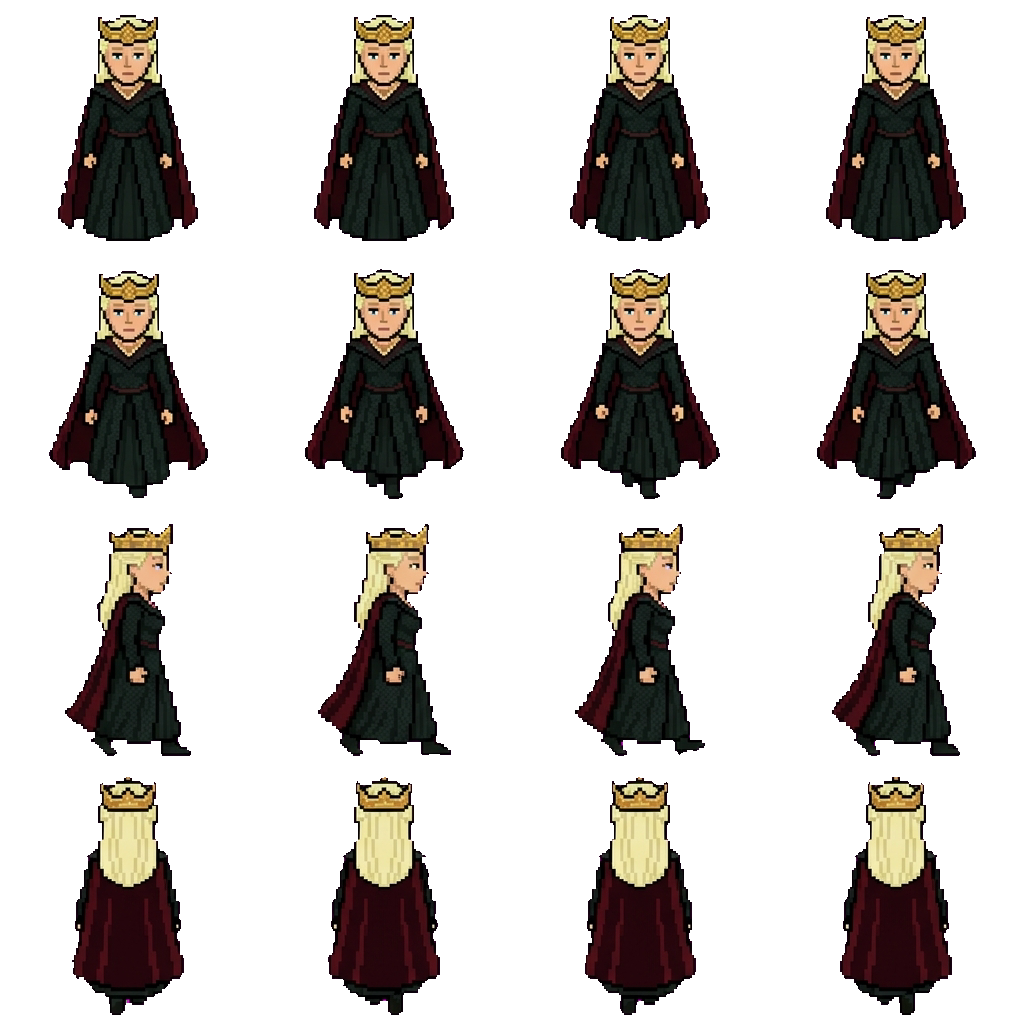 Rhaenyra Targaryen movement sprite