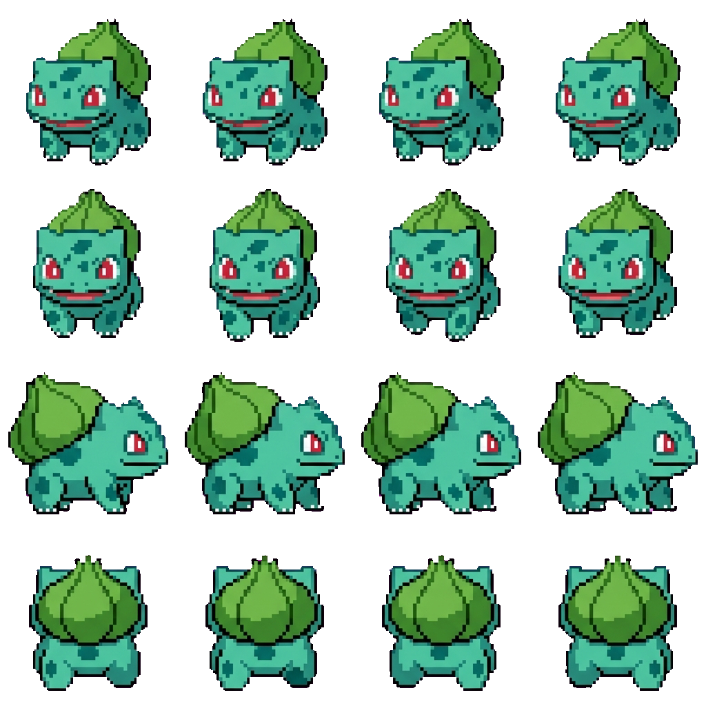 Bisasam movement sprite
