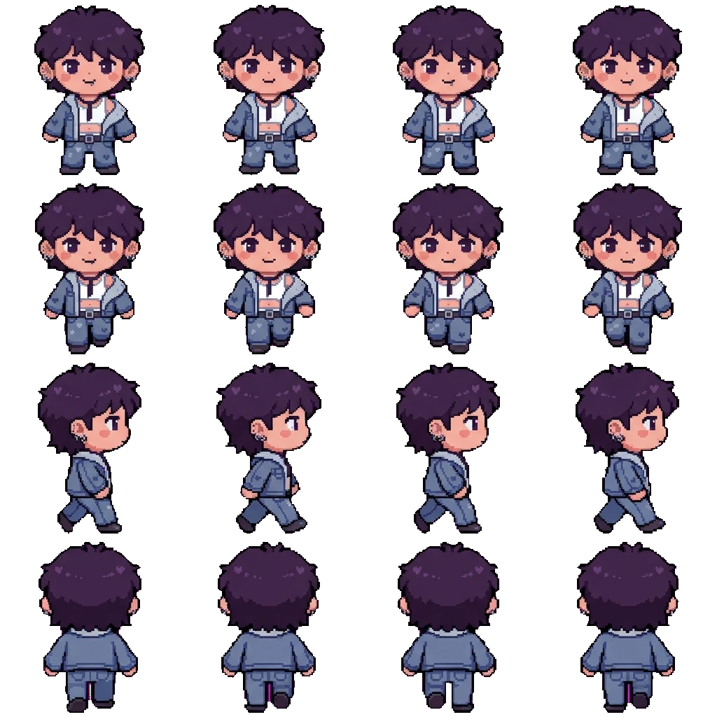 Jungkook movement sprite
