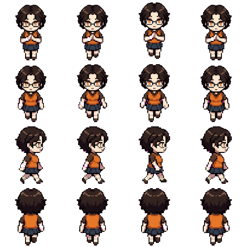 Jess movement sprite