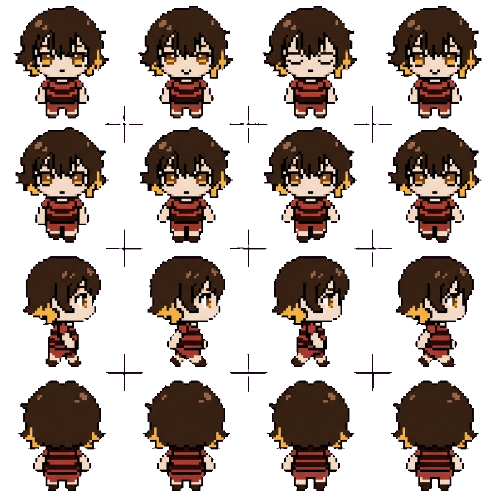 Meguru Bachira movement sprite