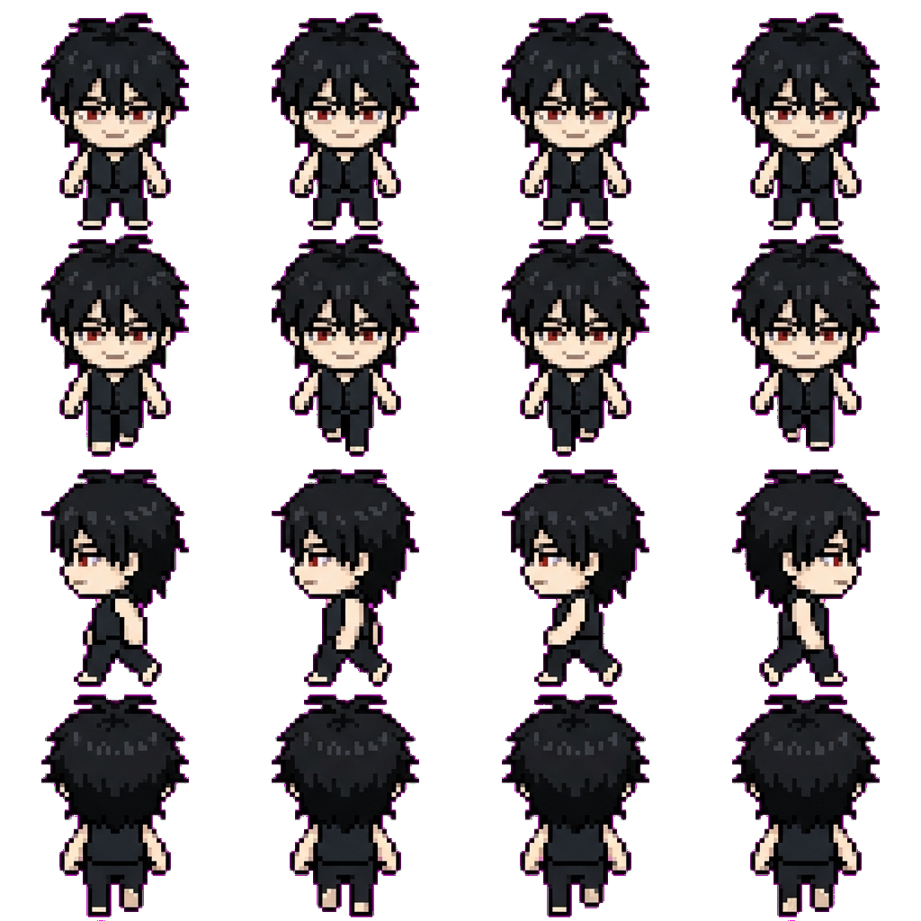 Hiro movement sprite