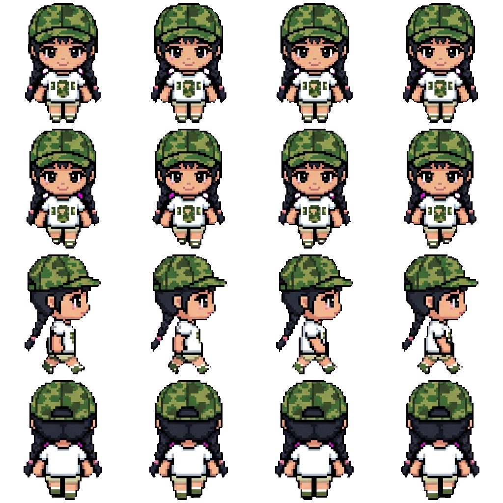 Mia movement sprite