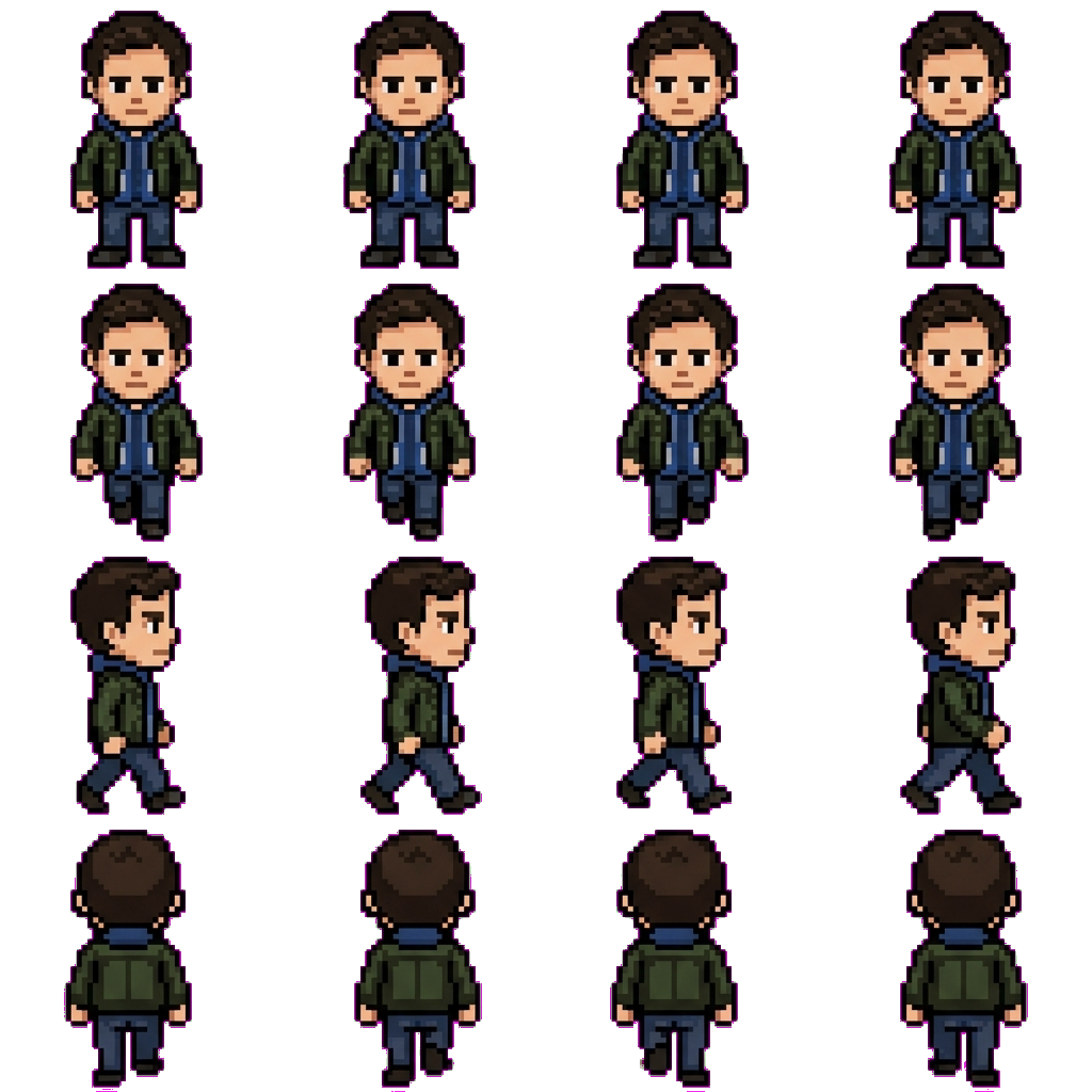Jake Peralta movement sprite