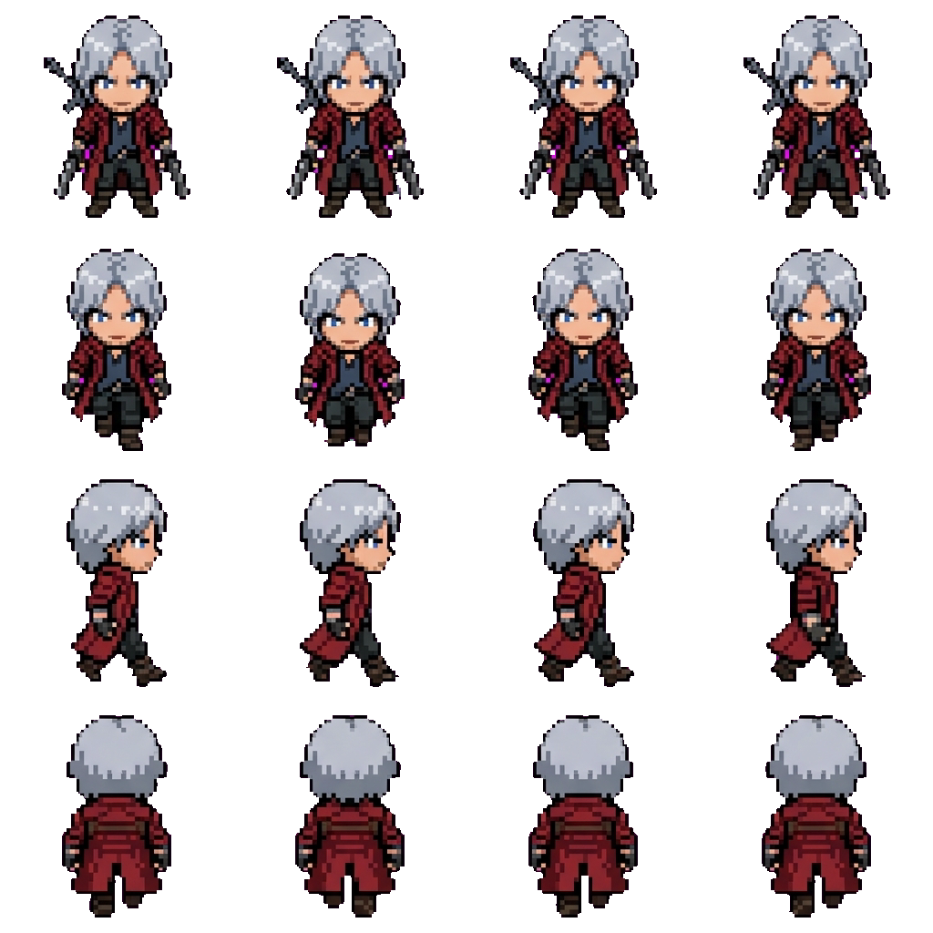 Dante movement sprite