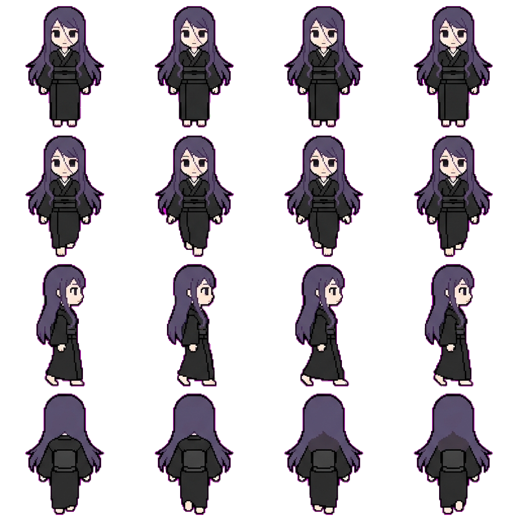 Fujiwara no Kaguya movement sprite