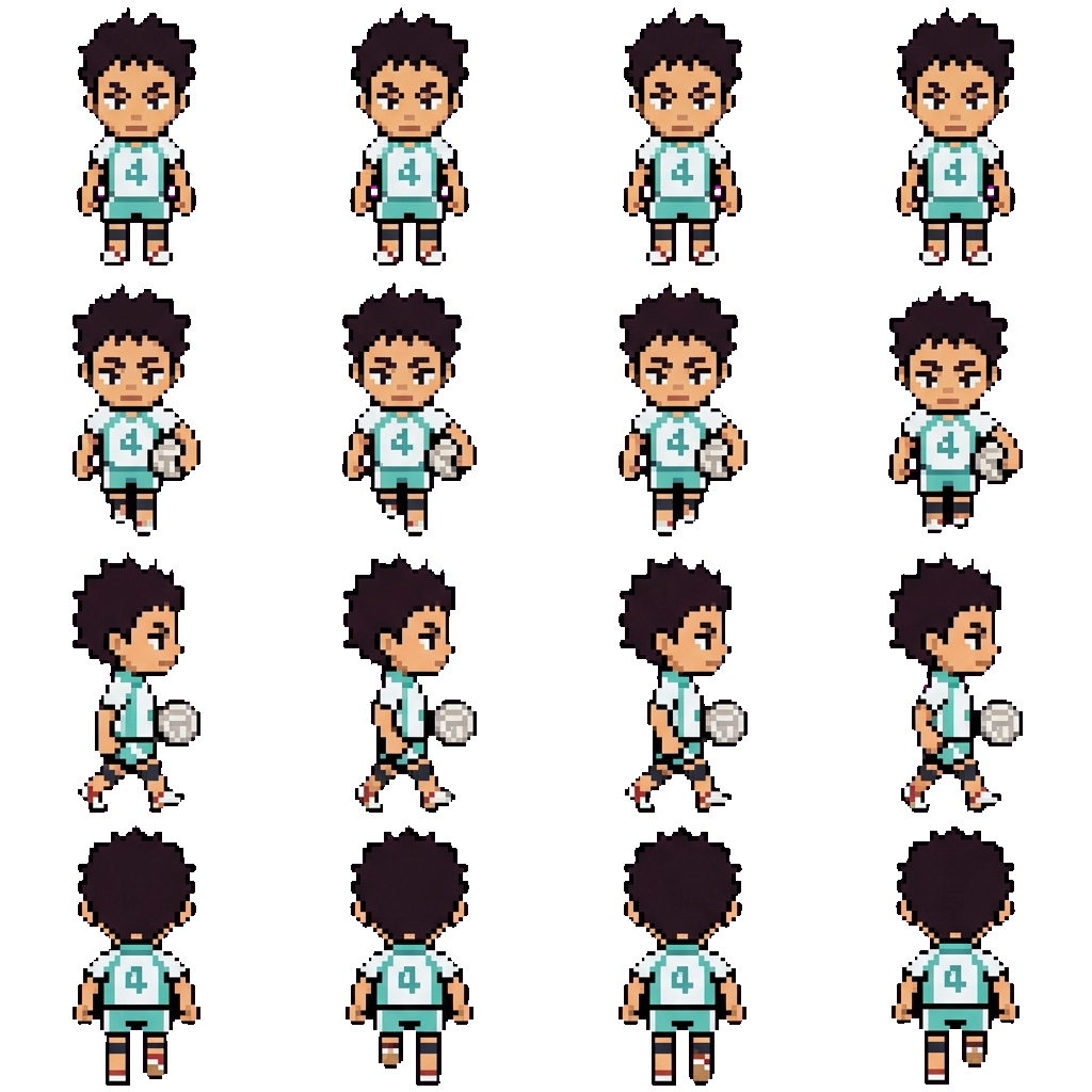 Iwaizumi Hajime movement sprite