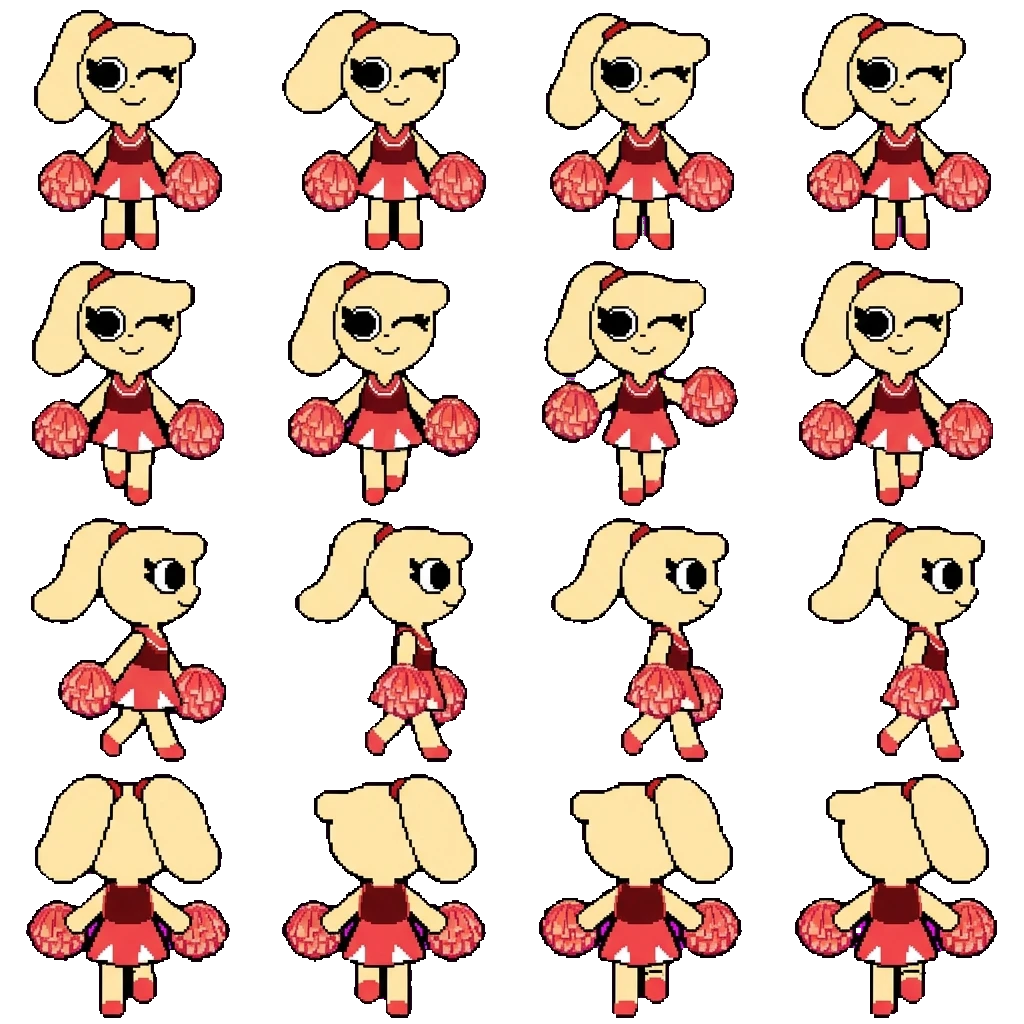 Leah movement sprite