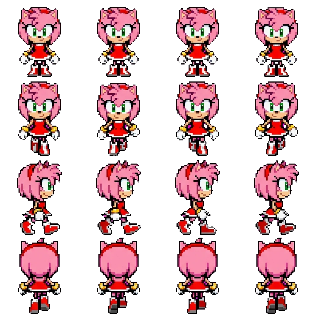Amy movement sprite
