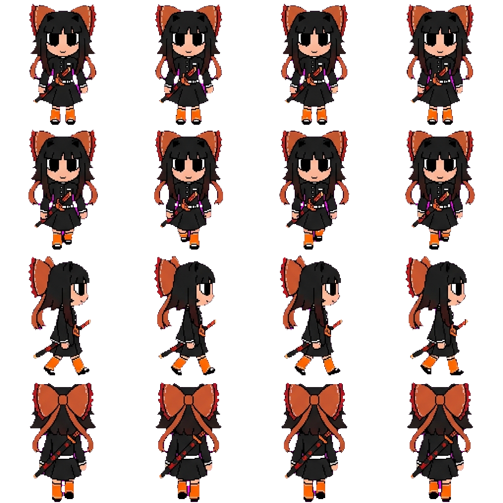 Momijin Akiyama movement sprite