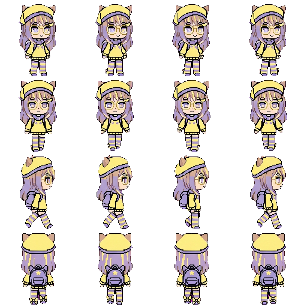 Kiru chan movement sprite