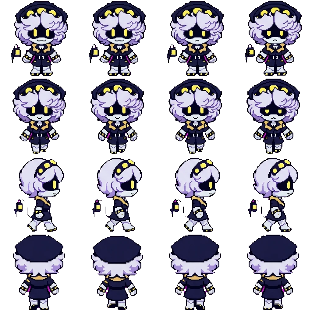 N movement sprite