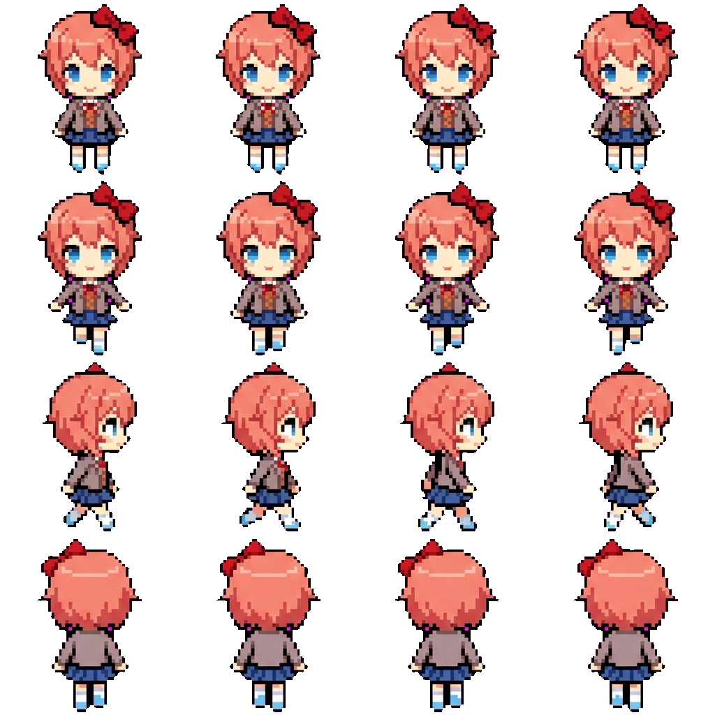 Sayori movement sprite