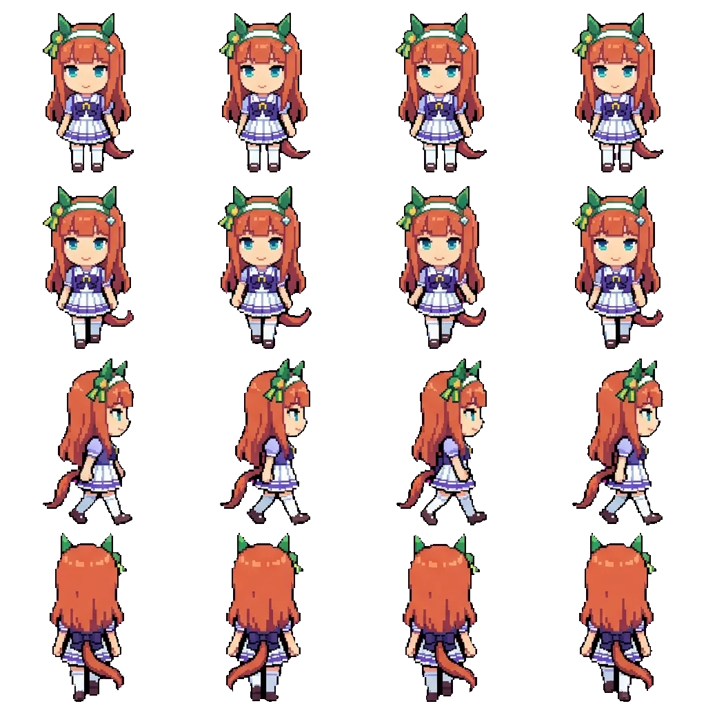 Silence Suzuka movement sprite