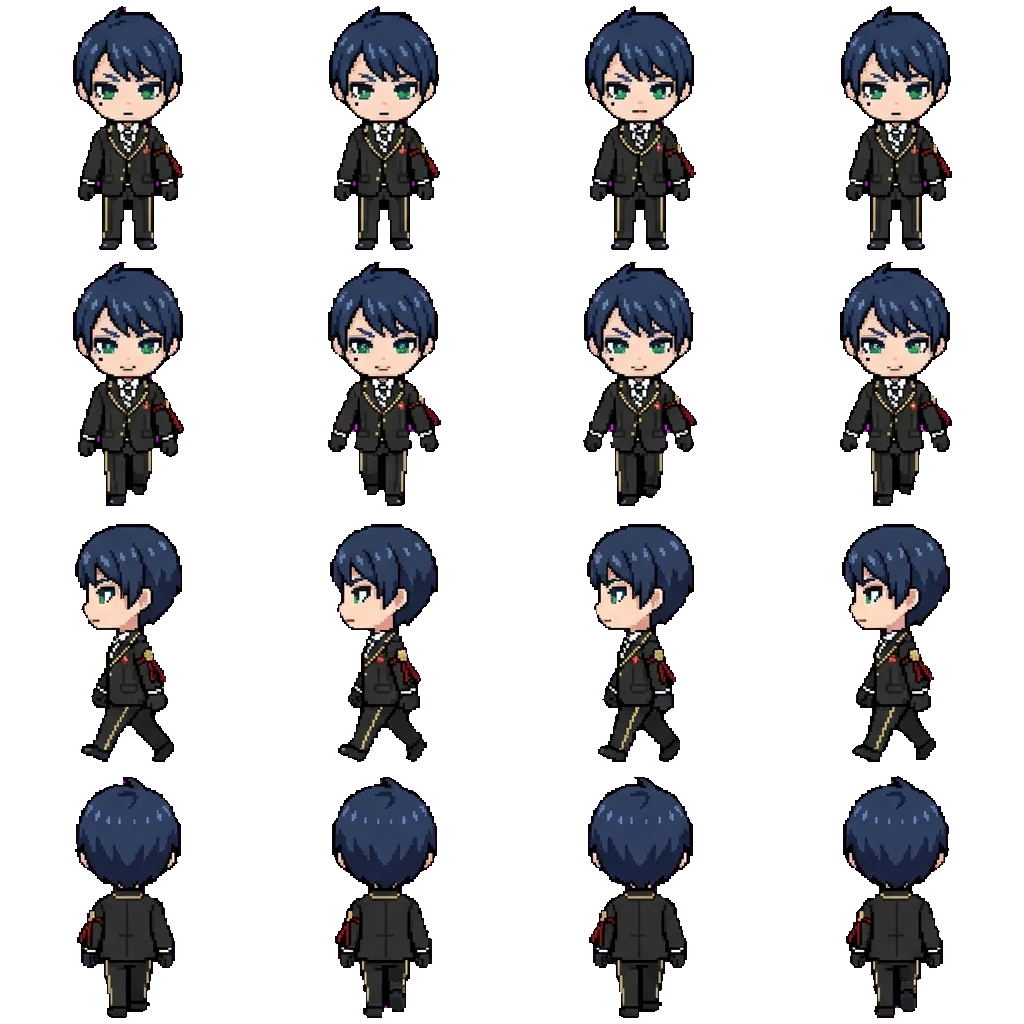 Deuce Spade movement sprite