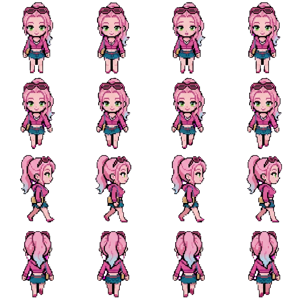 Mizi movement sprite