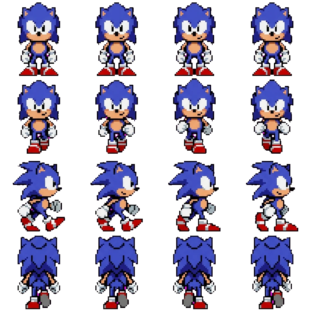 Sonic movement sprite