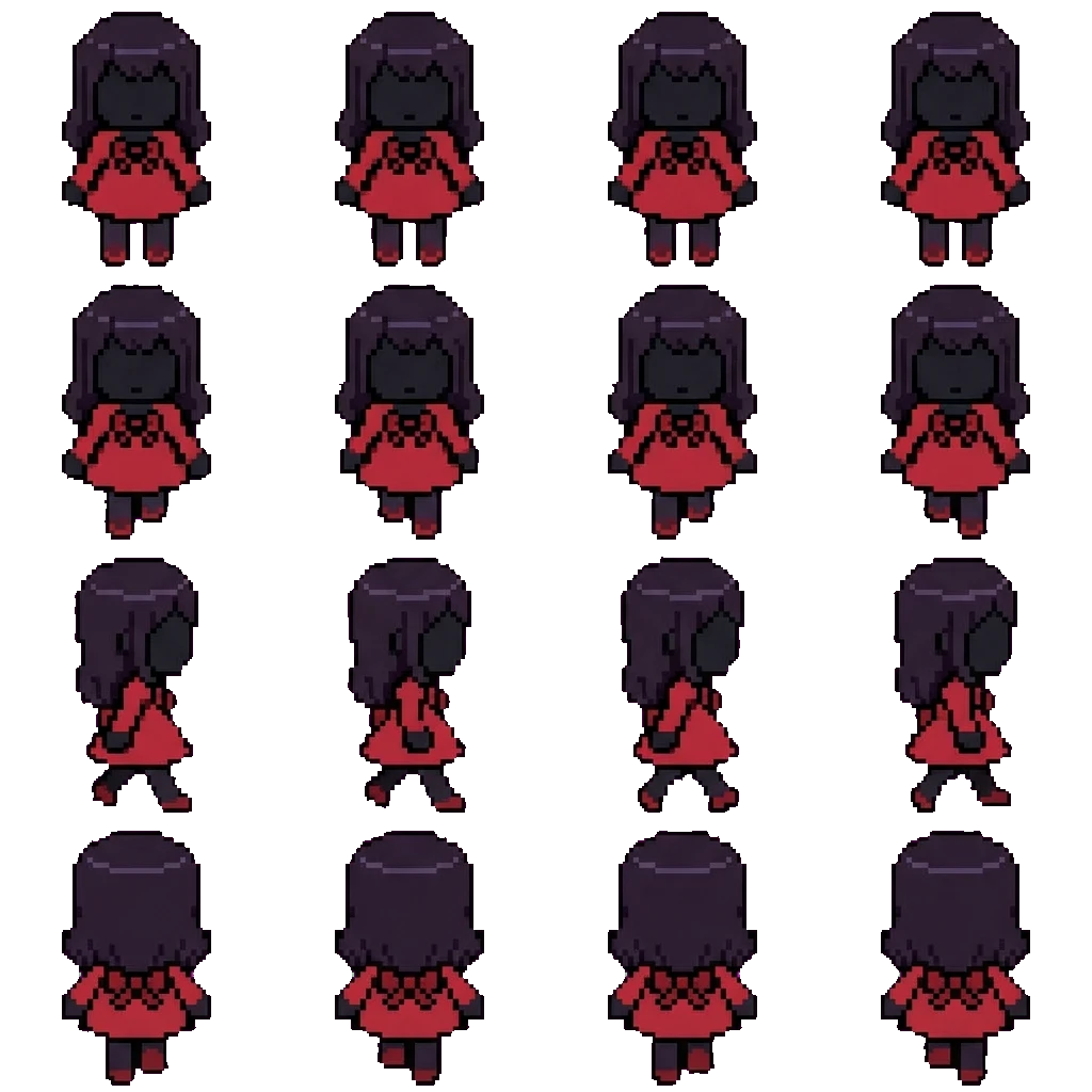 Kate Mirror movement sprite