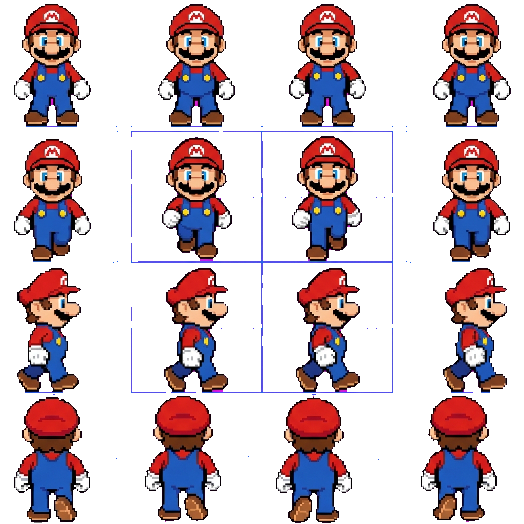 Mario movement sprite