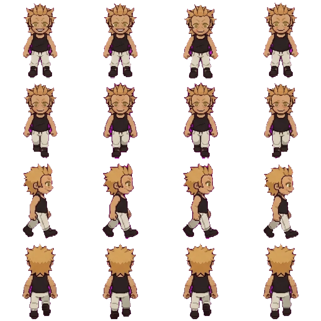 Tiger Niko movement sprite