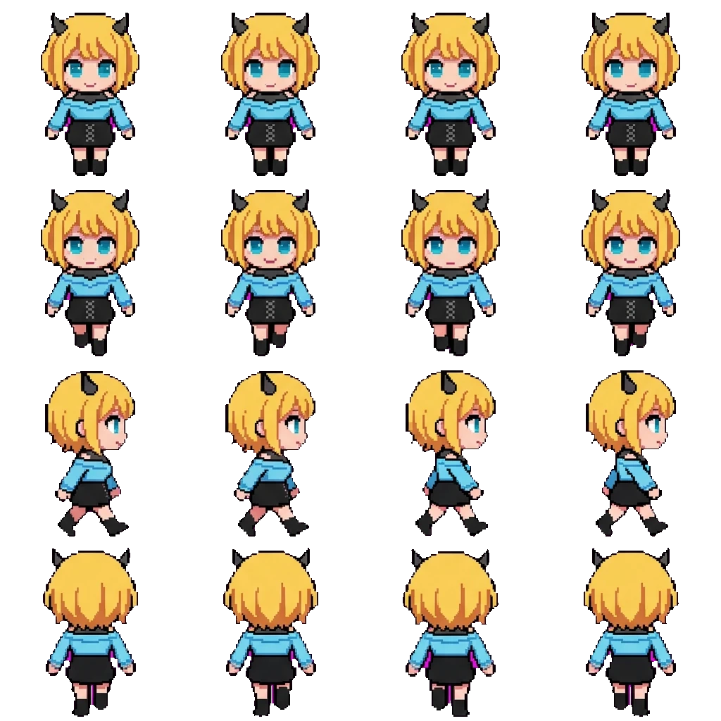 Memcho movement sprite