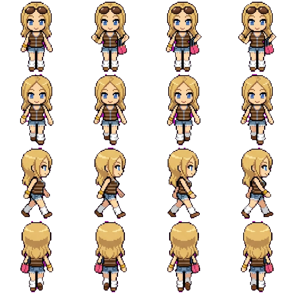 Michelle Valentines movement sprite