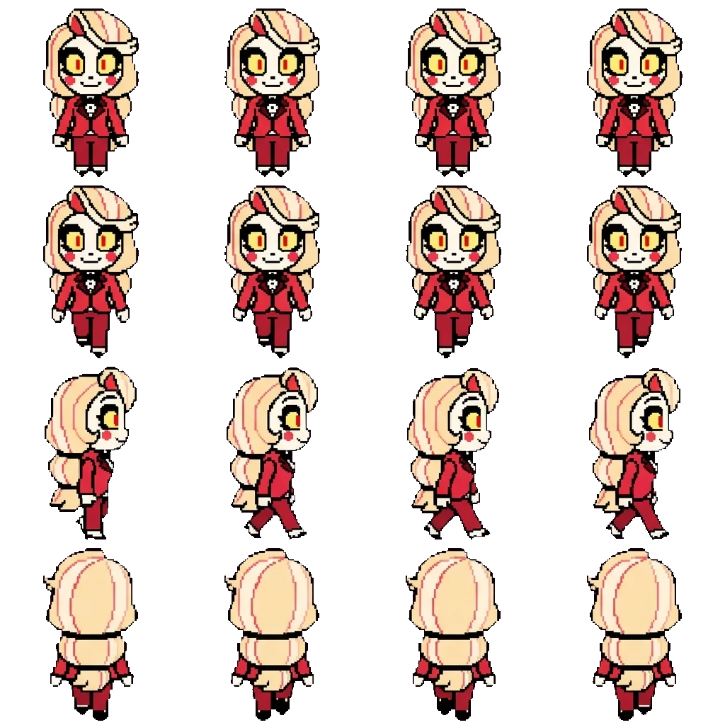 Charlie Morningstar movement sprite