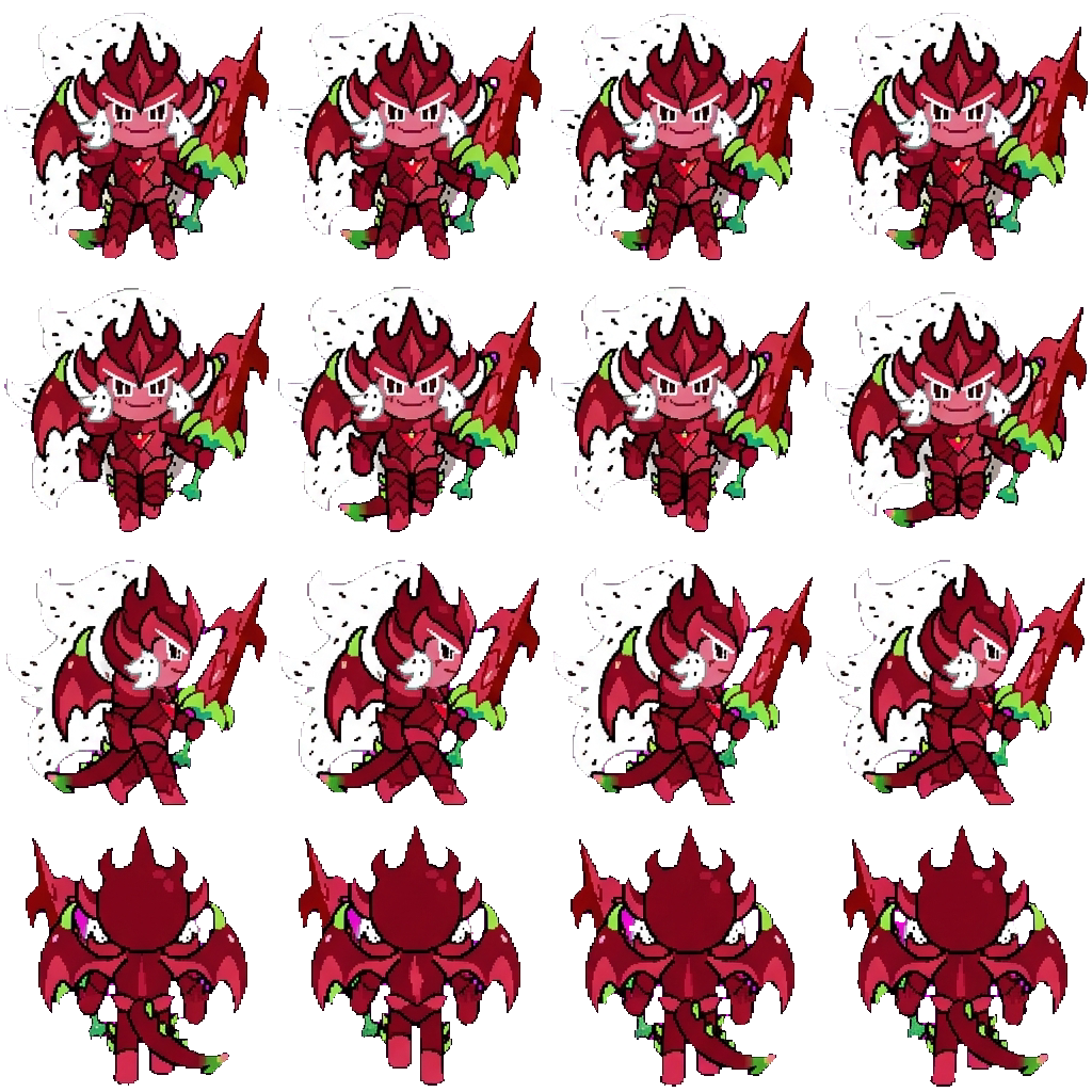 Pitaya dragon movement sprite