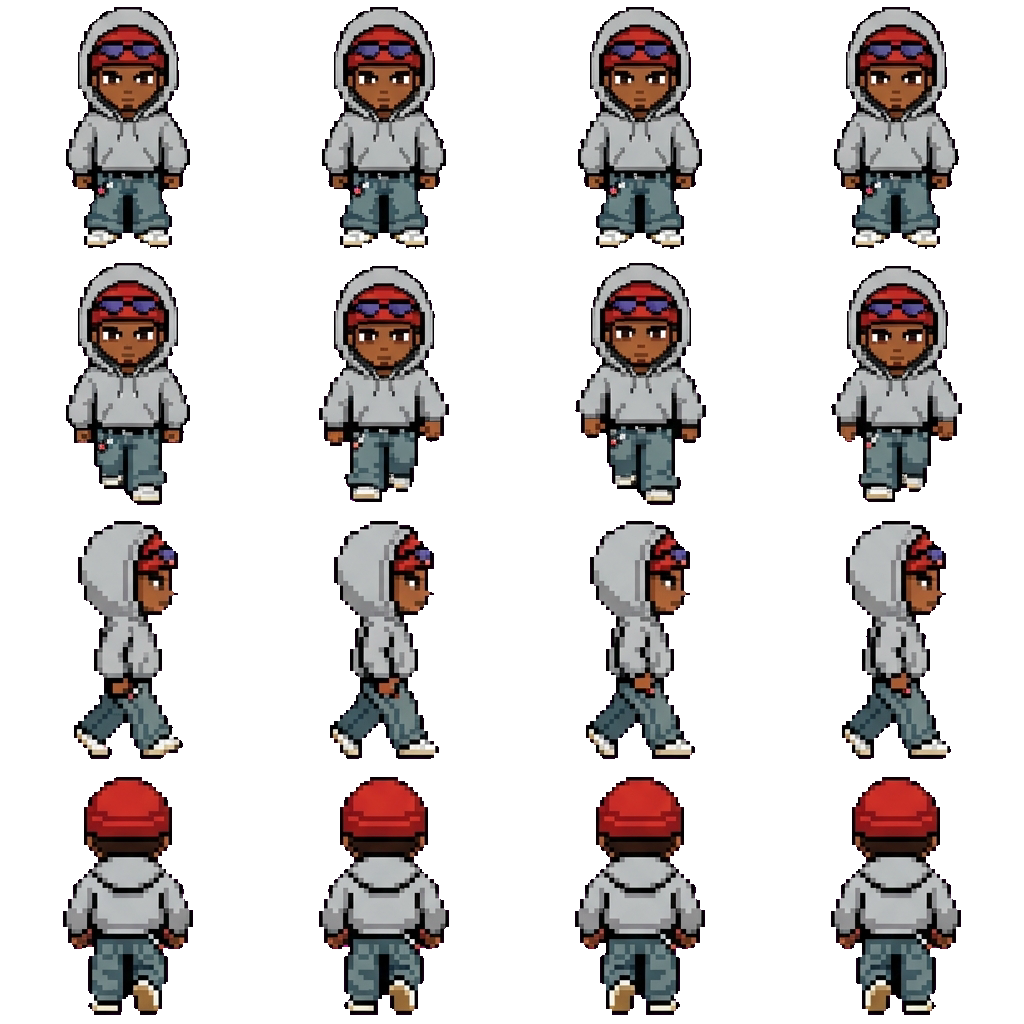 Miles movement sprite