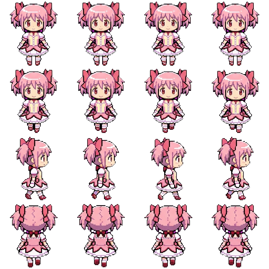 Madoka movement sprite