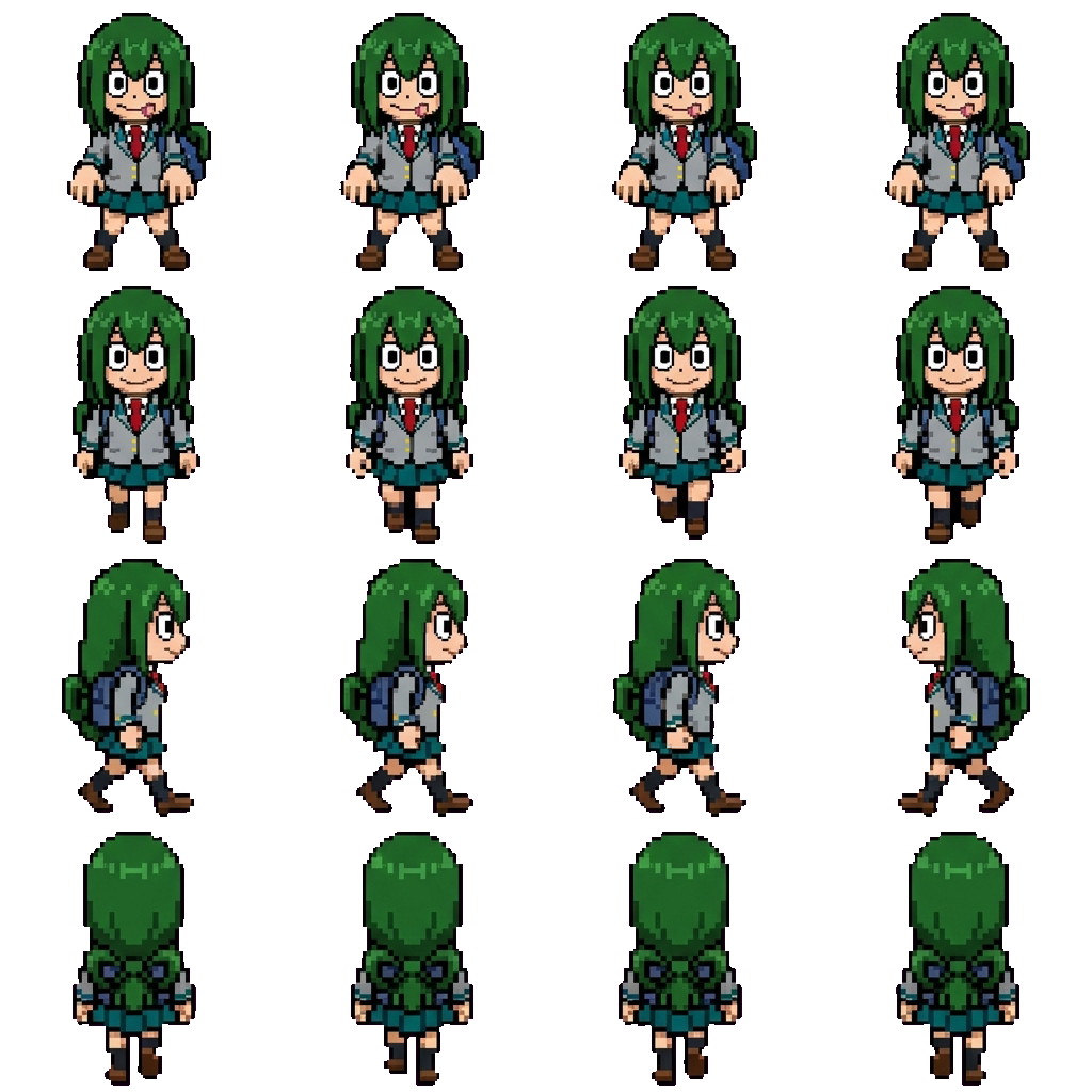 tsuyu asui movement sprite