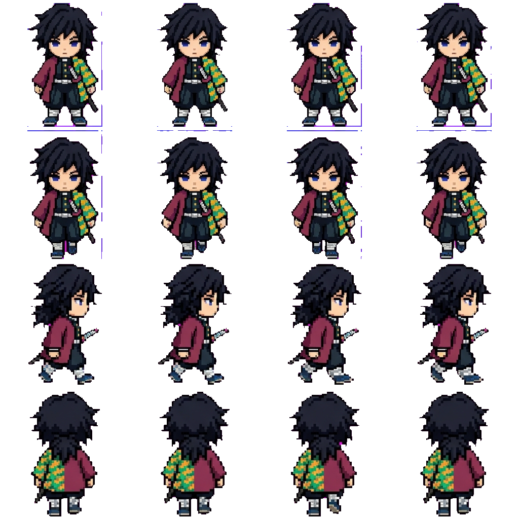 Giyuu Tomioka movement sprite