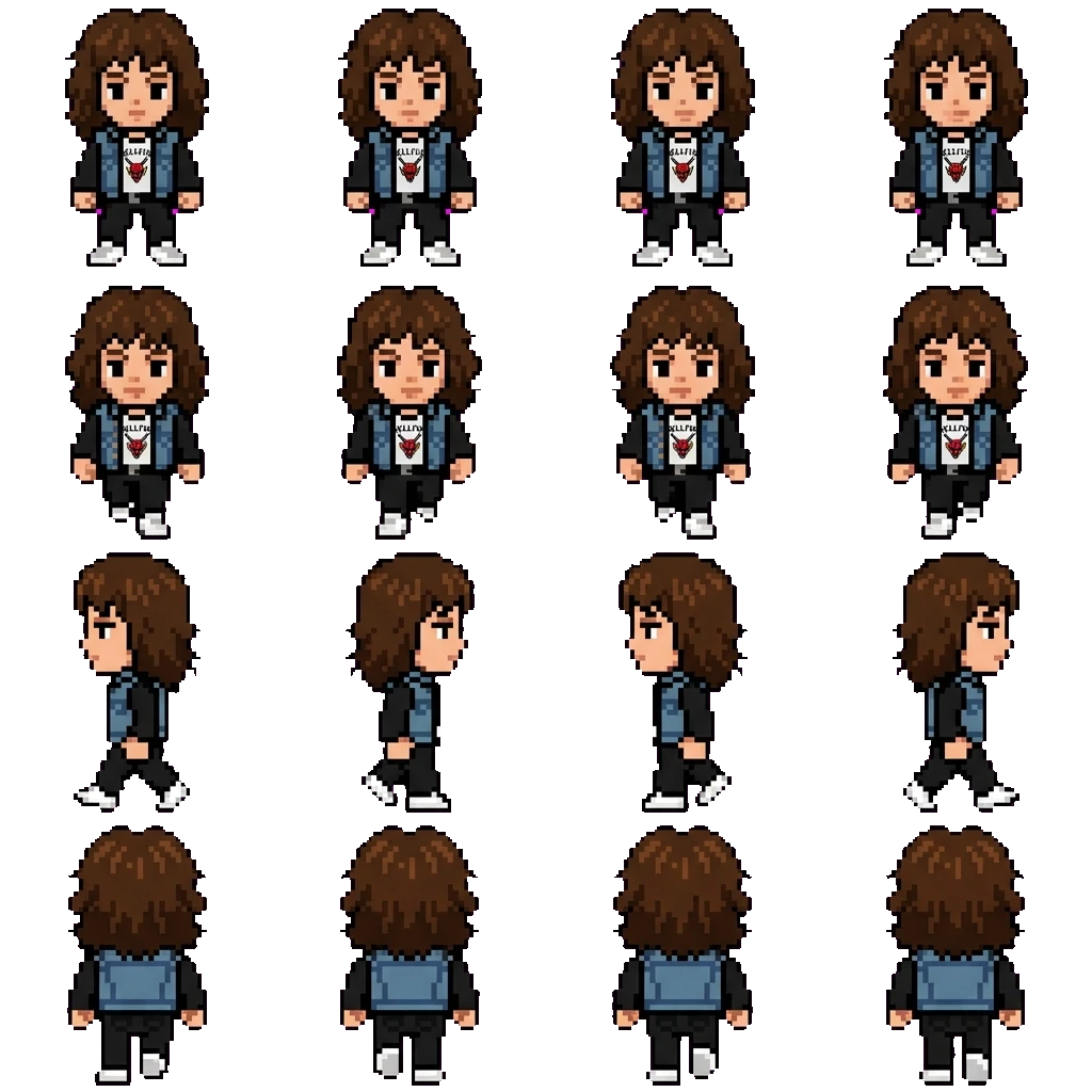 Eddie Munson movement sprite