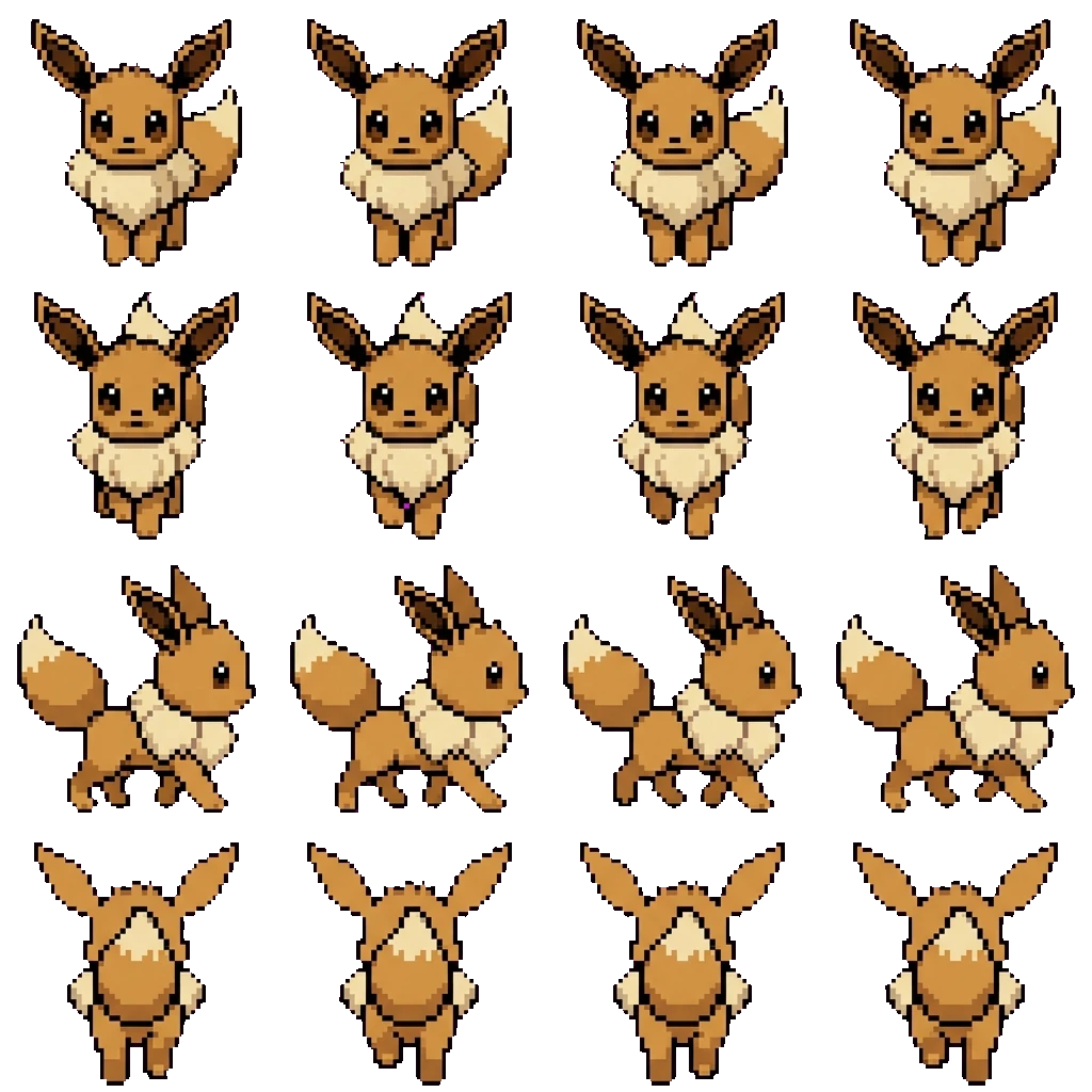 Eevee movement sprite