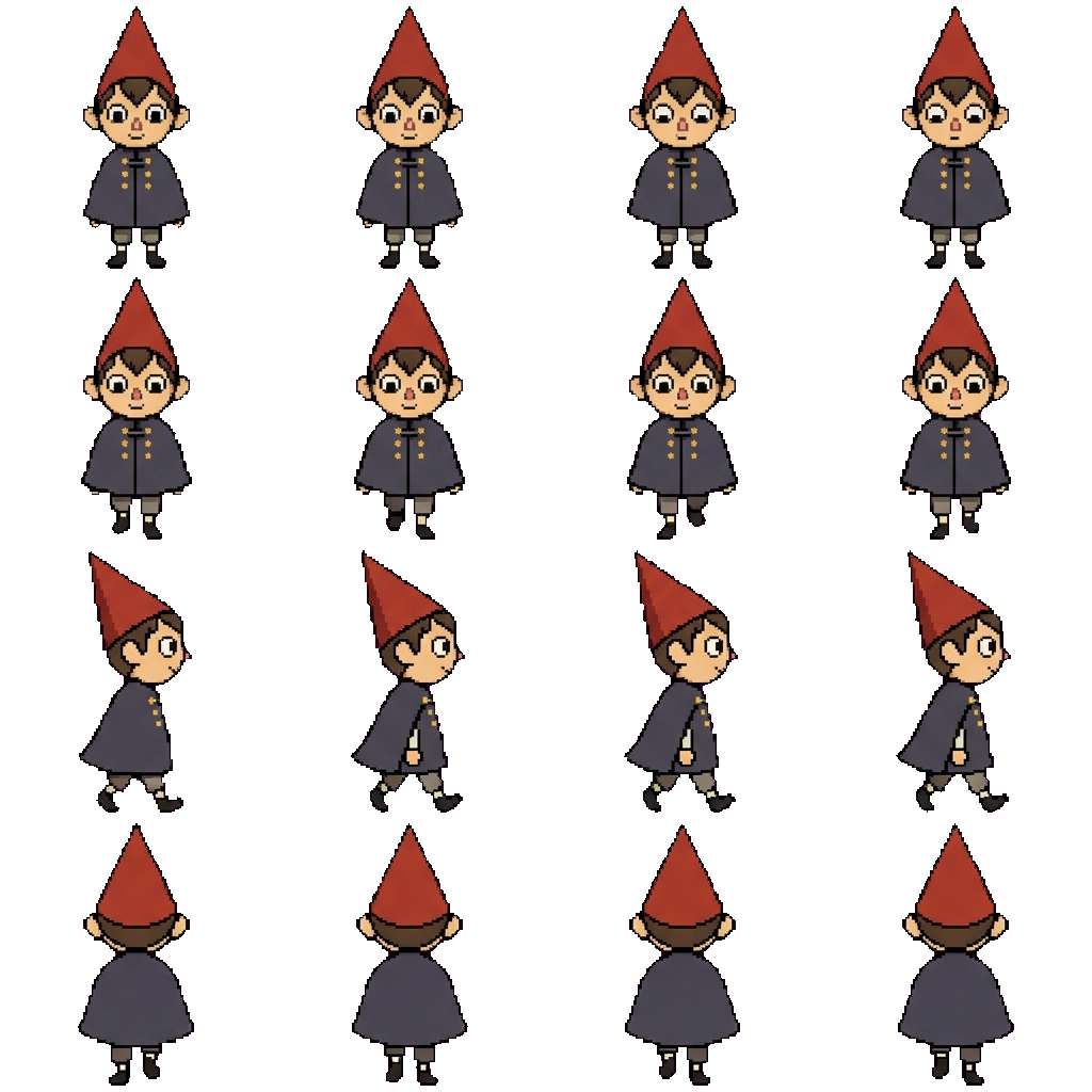 Wirt movement sprite