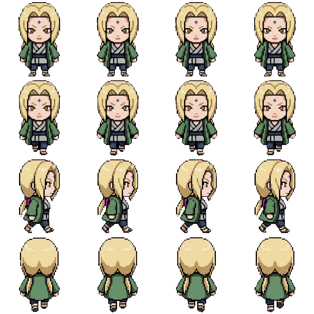 Tsunade movement sprite