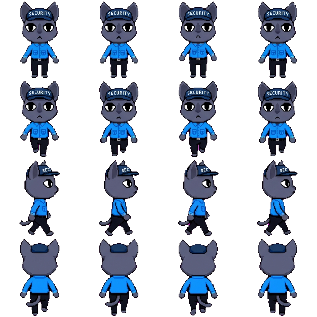 Security movement sprite