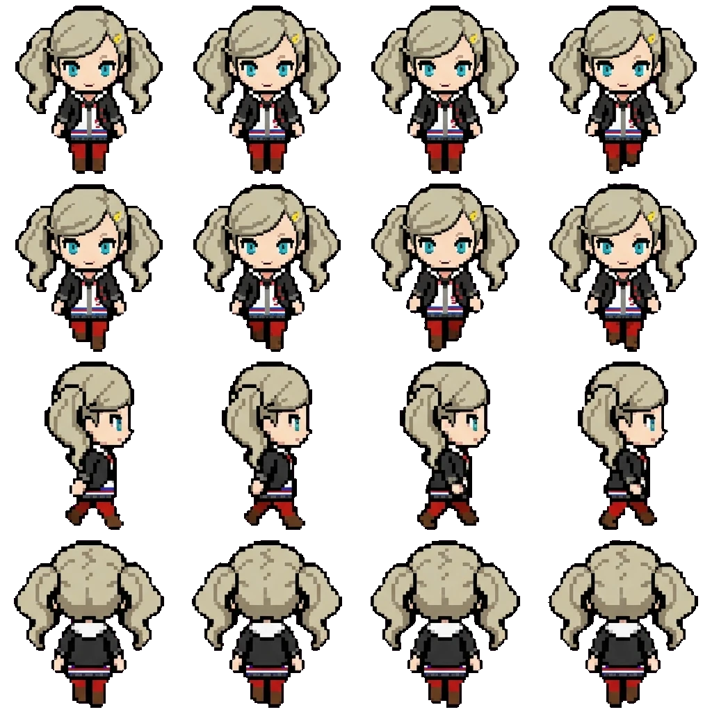 Ann Takamaki movement sprite