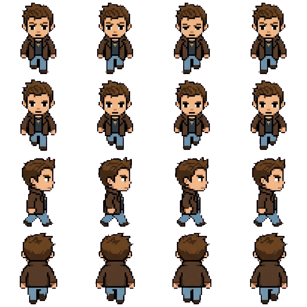 Dean movement sprite