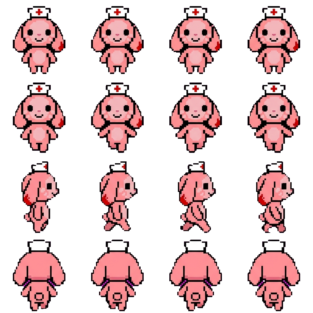 Misa movement sprite