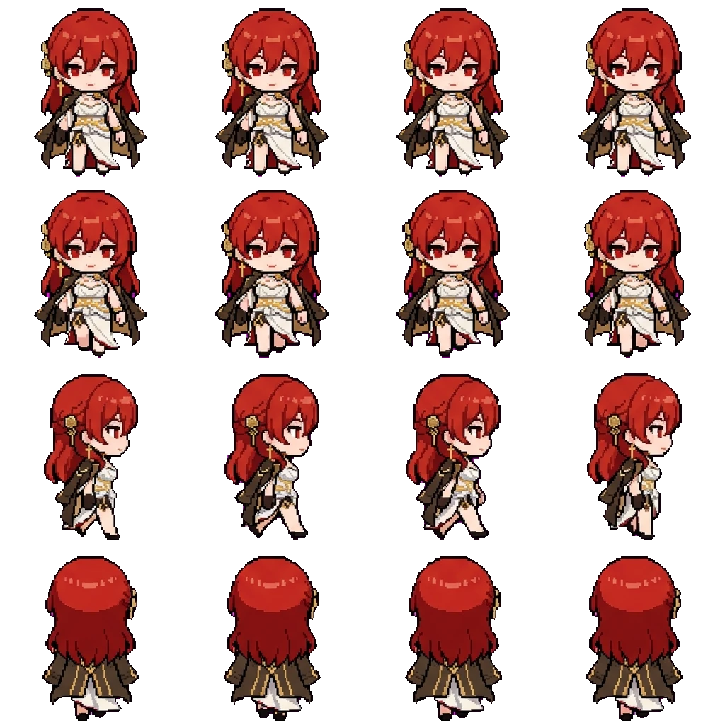 Химеко movement sprite