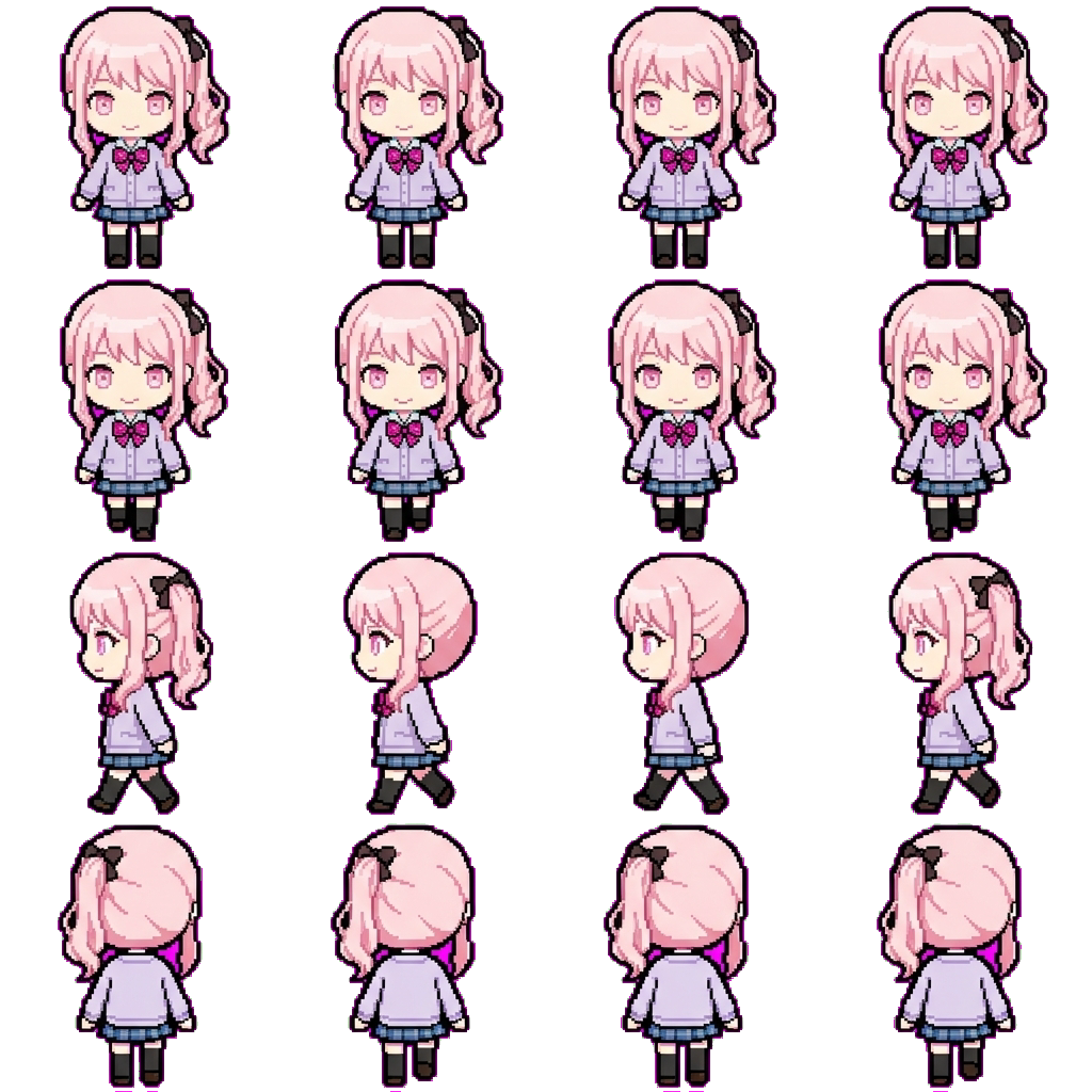 Mizuki movement sprite