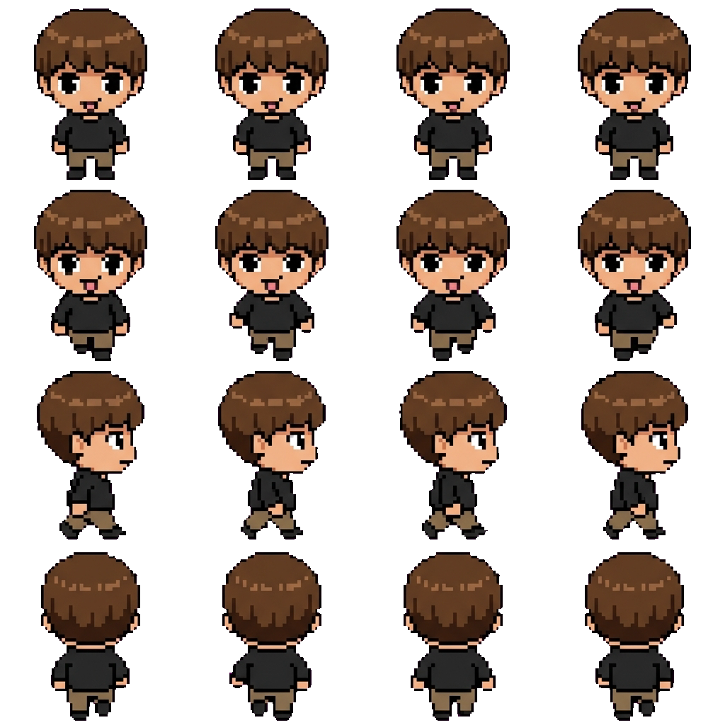 Milo movement sprite